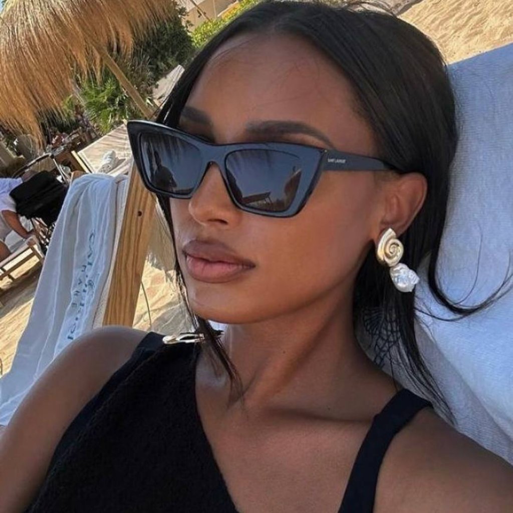 Final Price! Saint Laurent Sl276 Mica 001 Black/Grey Sunglasses